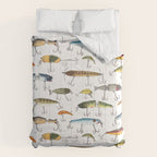 Vintage Fishing Lures Comforter Gallery Image 6