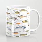 Vintage Fishing Lures Coffee Mug Gallery Image 1
