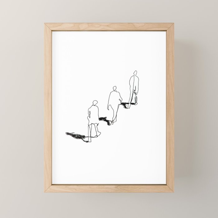 Shadows Mini Art Print Gallery Image 1