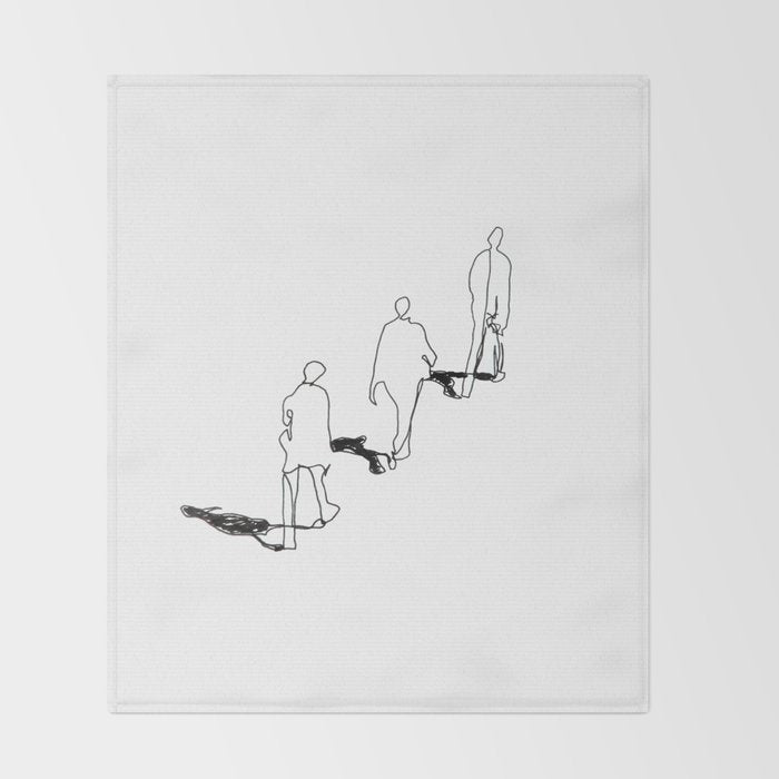 Shadows Throw Blanket Gallery Image 2