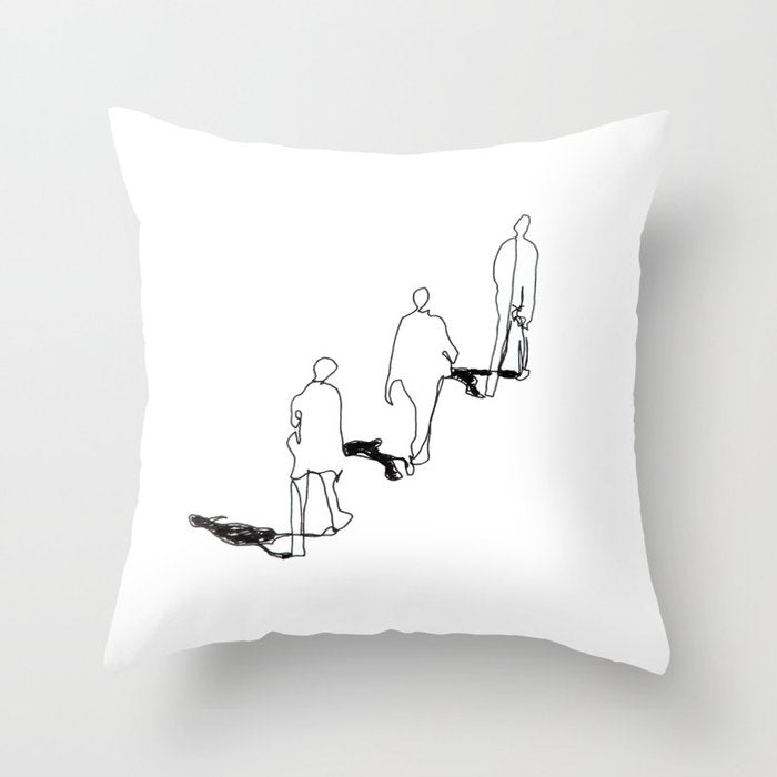 Shadows Throw Pillow Gallery Image 1