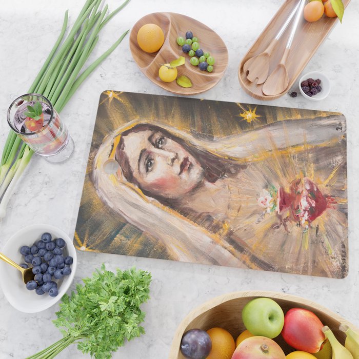 Immaculate Heart of Our Lady of Fatima Cutting Board Gallery Image 2