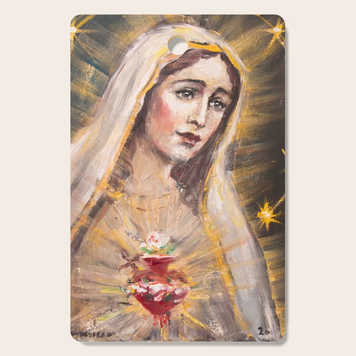 Immaculate Heart of Our Lady of Fatima Cutting Board Gallery Image 1