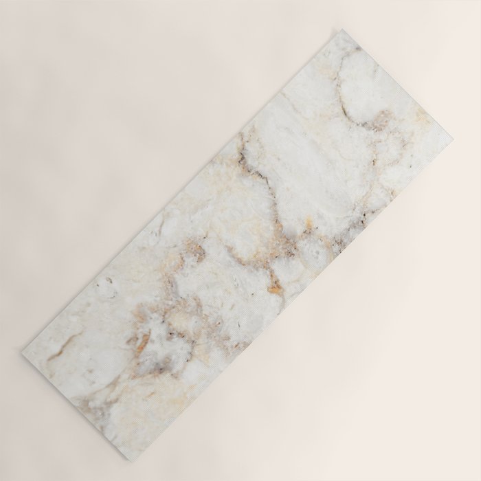 Marble Natural Stone Grey Veining Quartz Yoga Mat Gallery Image 1