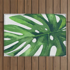 Monstera Leaf Outdoor Rug Gallery Image 1