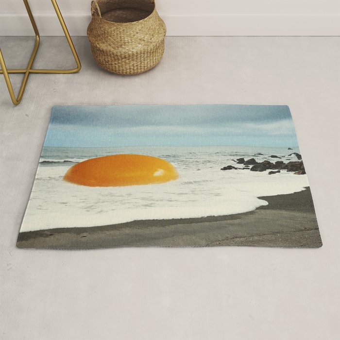 Beach Egg - Sunny side up breakfast Rug Gallery Image 1