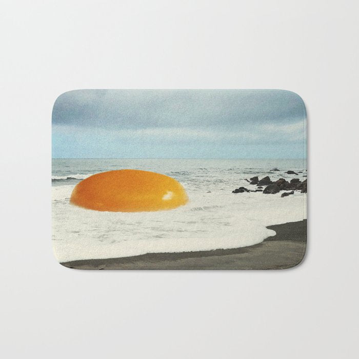 Beach Egg - Sunny side up breakfast Bath Mat Gallery Image 1