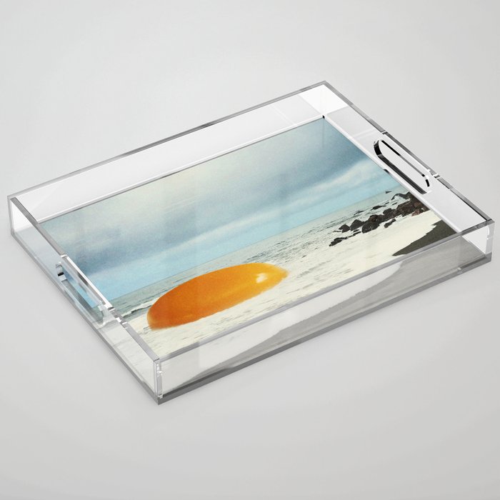 Beach Egg - Sunny side up breakfast Acrylic Tray Gallery Image 1