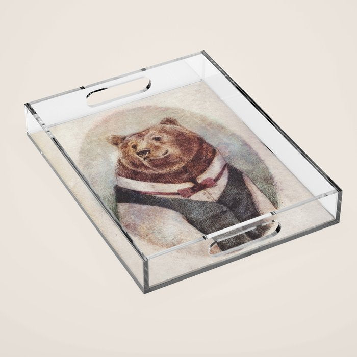 Old Gentleman Acrylic Tray Gallery Image 1