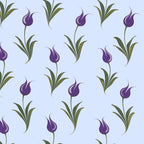 Turkish Ebru - Purple Tulip Coffee Mug Gallery Image 2