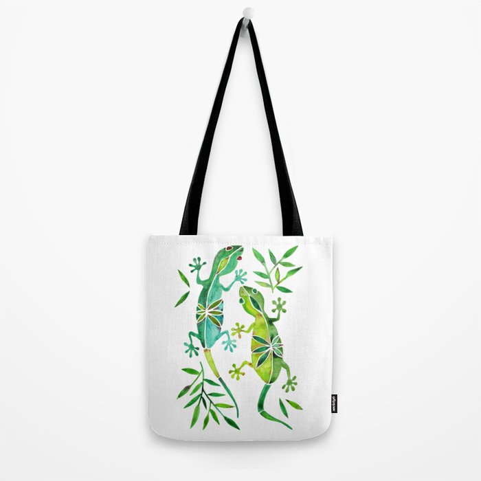 Geckos - Green Palette Tote Bag Gallery Image 2