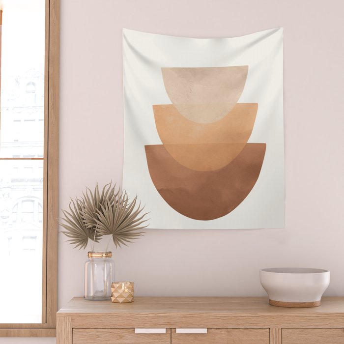 Abstract Rock Geometry 06 Wall Tapestry Gallery Image 2