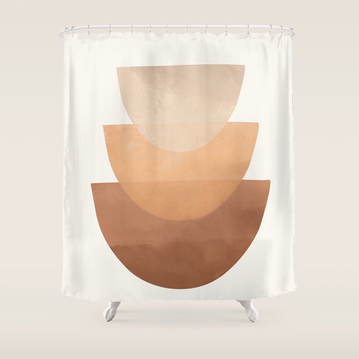 Abstract Rock Geometry 06 Shower Curtain Gallery Image 1