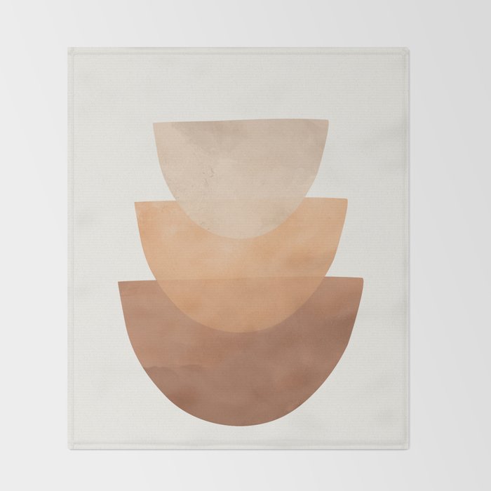 Abstract Rock Geometry 06 Throw Blanket Gallery Image 2