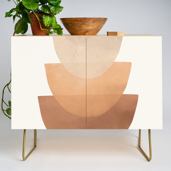 Abstract Rock Geometry 06 Credenza Gallery Image 1