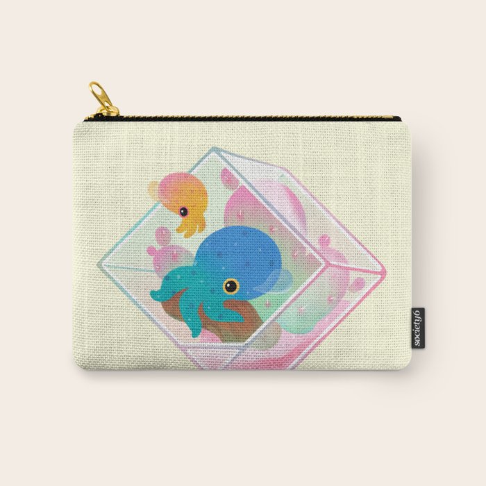 Ocean terrarium - Bobtail squids Carry All Pouch Gallery Image 1