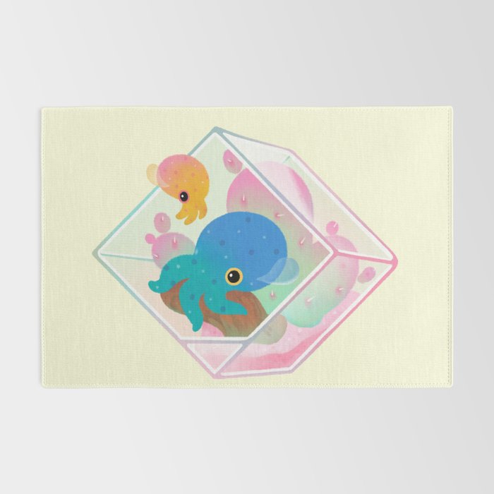Ocean terrarium - Bobtail squids Rug Gallery Image 2