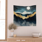 Indigo Night Wall Tapestry Gallery Image 2