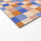 Bold Retro Checks Pattern - Small XXIX Welcome Mat Gallery Image 2