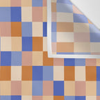 Bold Retro Checks Pattern - Small XXIX Wall Tapestry Gallery Image 3