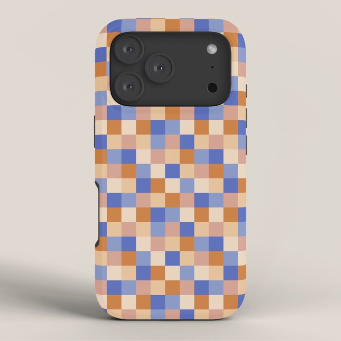 Bold Retro Checks Pattern - Small XXIX iPhone Case Gallery Image 3