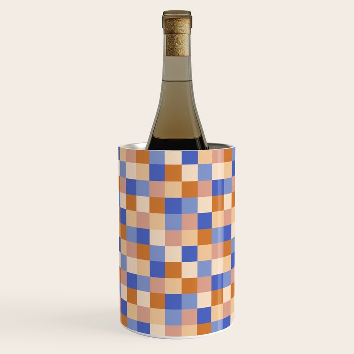 Bold Retro Checks Pattern - Small XXIX Wine Chiller Gallery Image 2
