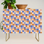 Bold Retro Checks Pattern - Small XXIX Credenza Gallery Image 1