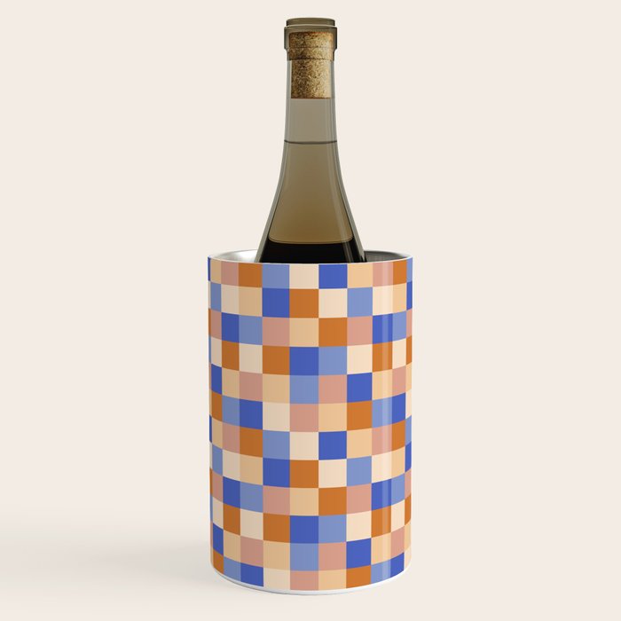 Bold Retro Checks Pattern - Small XXIX Wine Chiller Gallery Image 3