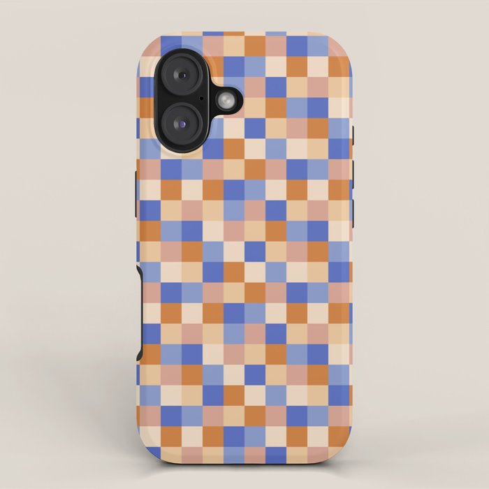 Bold Retro Checks Pattern - Small XXIX iPhone Case Gallery Image 1