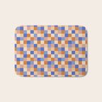 Bold Retro Checks Pattern - Small XXIX Bath Mat Gallery Image 1