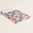 Bold Retro Checks Pattern - Small XXIX Yoga Mat Gallery Image 2