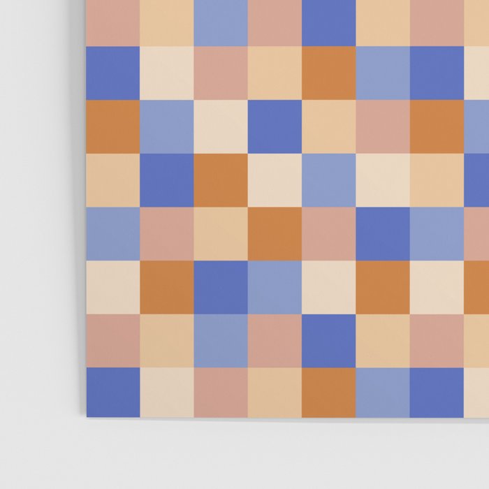 Bold Retro Checks Pattern - Small XXIX Poster Gallery Image 3