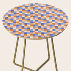 Bold Retro Checks Pattern - Small XXIX Side Table Gallery Image 2
