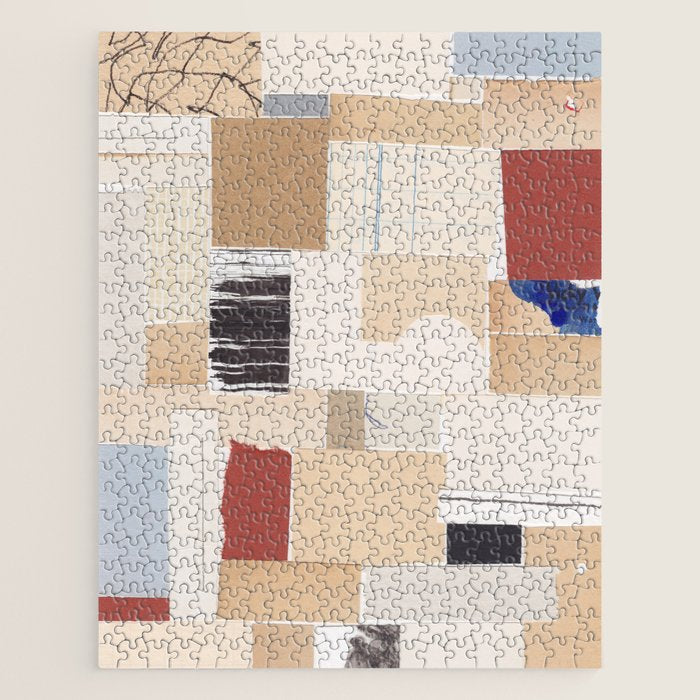Plan / Mixed Media Collage Jigsaw Puzzle Gallery Image 1