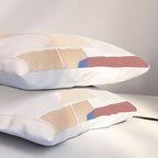 Plan / Mixed Media Collage Pillow Sham Gallery Image 3