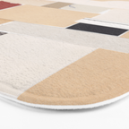 Plan / Mixed Media Collage Bath Mat Gallery Image 3