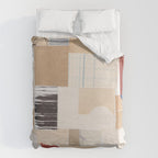 Plan / Mixed Media Collage Duvet Cover Gallery Image 6