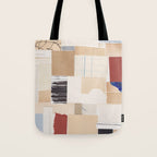 Plan / Mixed Media Collage Tote Bag Gallery Image 1
