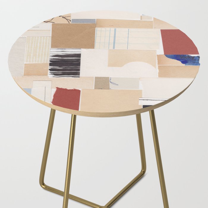 Plan / Mixed Media Collage Side Table Gallery Image 2
