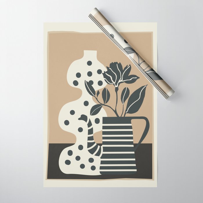 Teapot Garden 8 Wrapping Paper Gallery Image 1