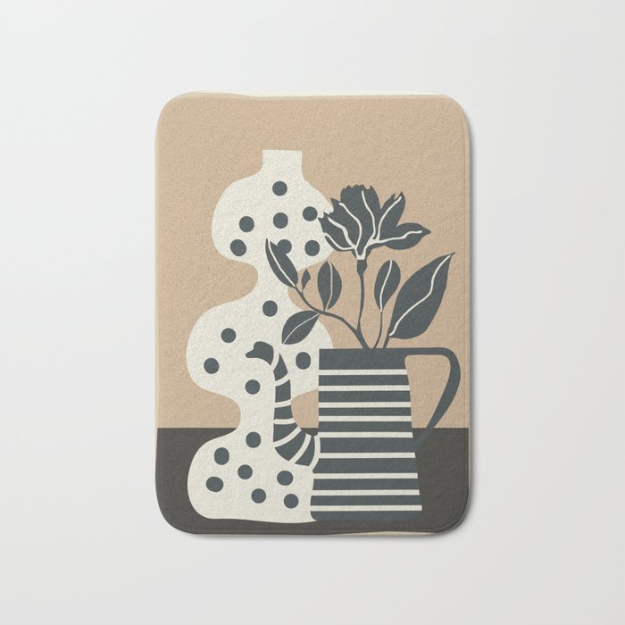 Teapot Garden 8 Bath Mat Gallery Image 1