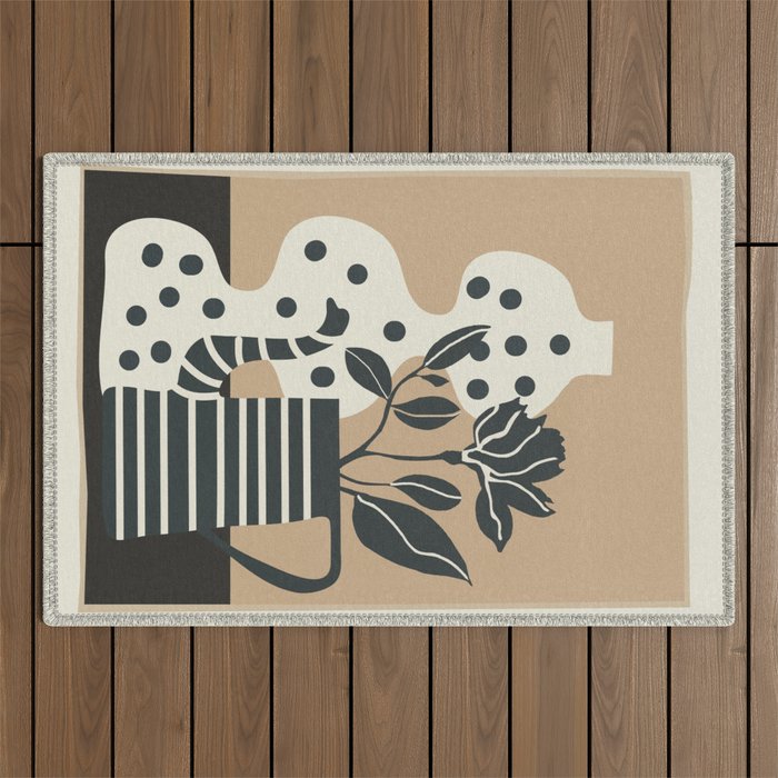 Teapot Garden 8 Outdoor Rug Gallery Image 1