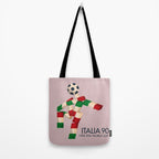 Vintage World Cup poster, Ciao, Italia 90 mascot, old football print Tote Bag Gallery Image 2