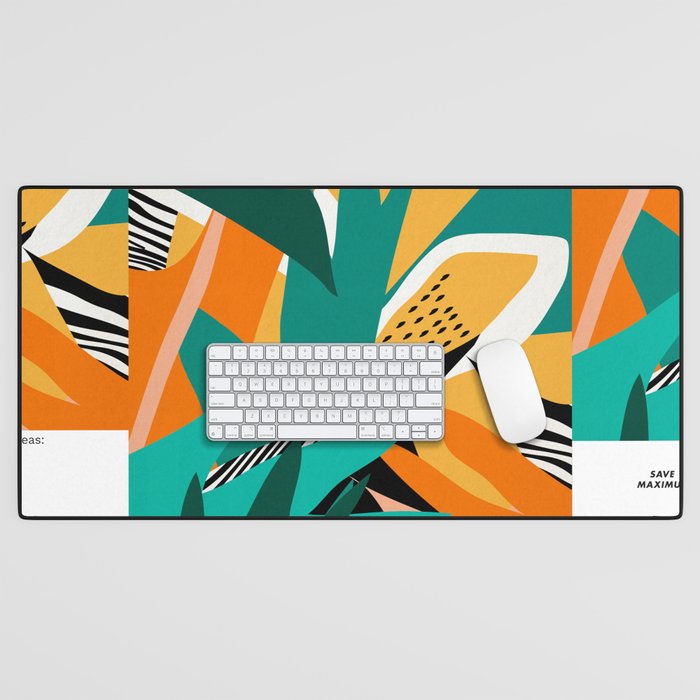 Jungle Abstract Desk Mat Gallery Image 1