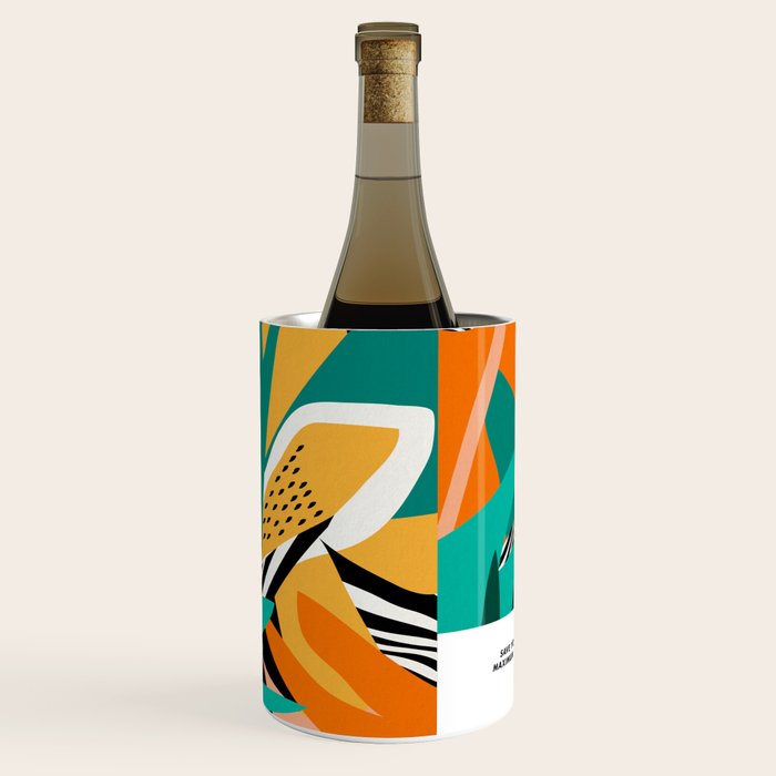 Jungle Abstract Wine Chiller Gallery Image 3