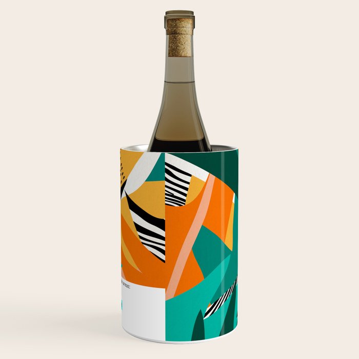 Jungle Abstract Wine Chiller Gallery Image 2