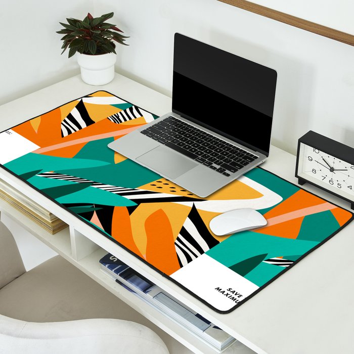 Jungle Abstract Desk Mat Gallery Image 2