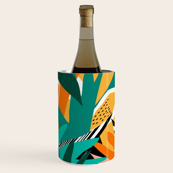Jungle Abstract Wine Chiller Gallery Image 1