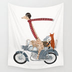 little biker buddies Wall Tapestry Gallery Image 4