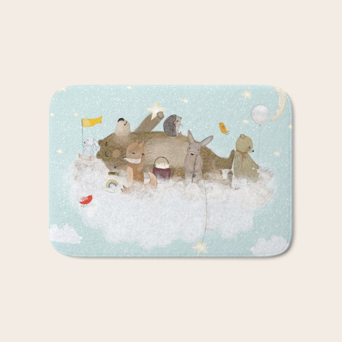with the clouds Bath Mat Gallery Image 1